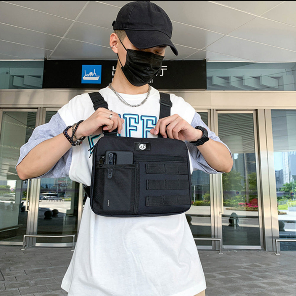 YA3066 Tactical Vest Bag Waterproof Oxford Cloth Chest Bag Casual Daypack Mini Backpack YA3066 Tactical Vest Bag Waterproof Oxford Cloth Chest Bag Casual Daypack Mini Backpack